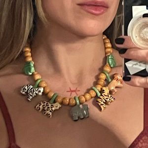Flying colors 100% ceramic necklace